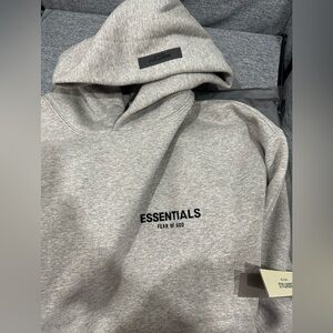Fear of God Essentials Hoodie Dark Oatmeal size XL